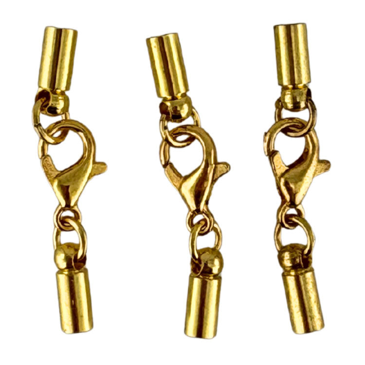 Porta Craft Gold Colour Necklace Caps 5mm