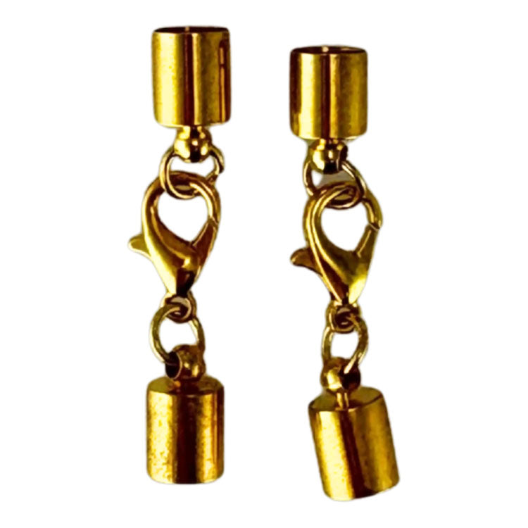 Porta Craft Gold Colour Necklace Caps 6mm
