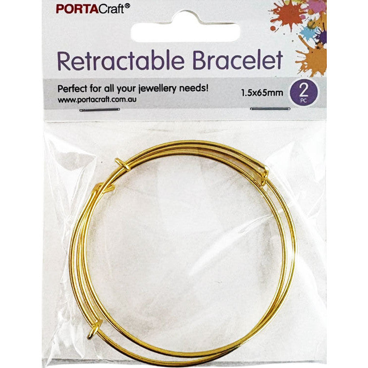 Porta Craft Gold Colour Adjustable Bangles