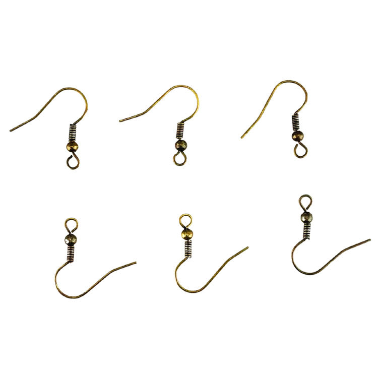 Iron Earring Hooks 19mm 6pk