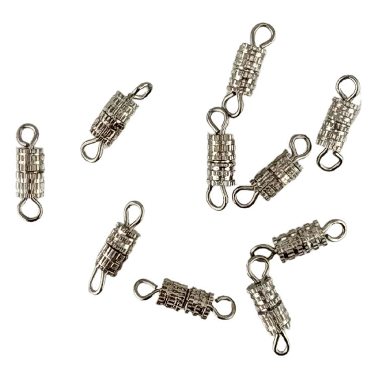 Iron Barrel Clasps 14x3.75mm 10pk