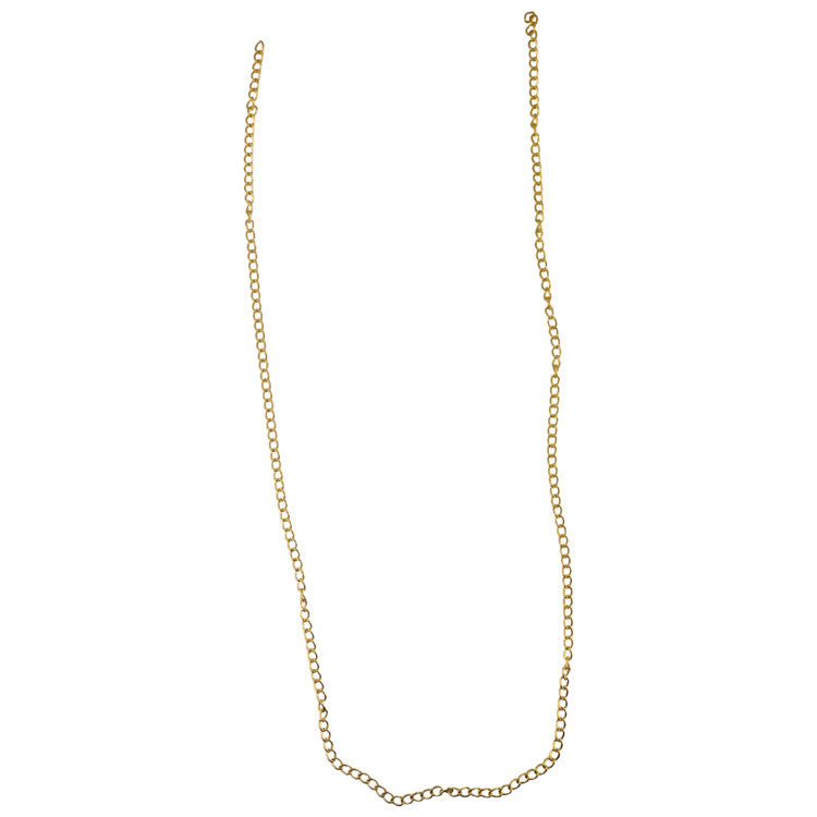 Necklace Chain 75cm with 4.5x7mm Links - Gold Colour