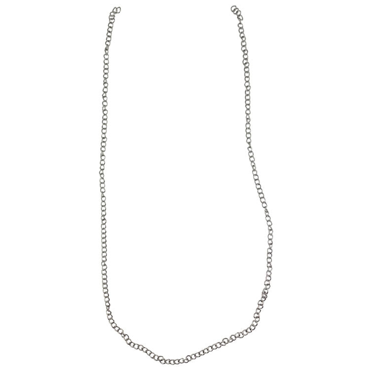 Necklace Chain 75cm with 4.5x7mm Links - Silver Colour