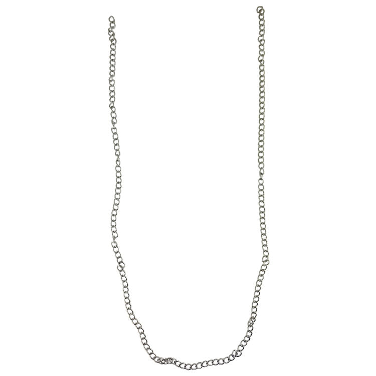 Necklace Chain 75cm with 6x8mm Links - Silver Colour