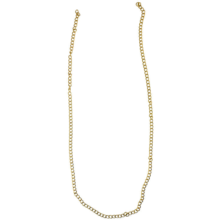 Necklace Chain 75cm with 6x8mm Links - Gold Colour