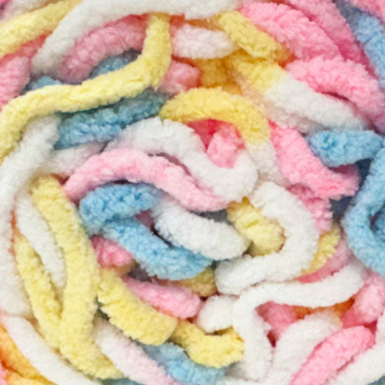 Blanket Chenille Yarn 100g 80m 12ply Multi Easter Egg