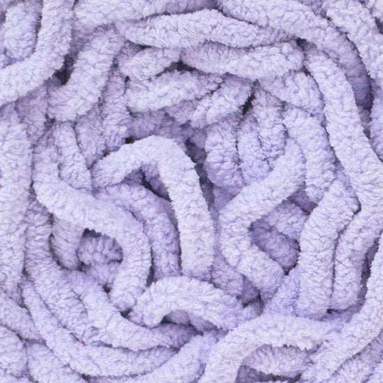 Chenille Blanket Yarn 100g 80m 12ply Solid Lavender