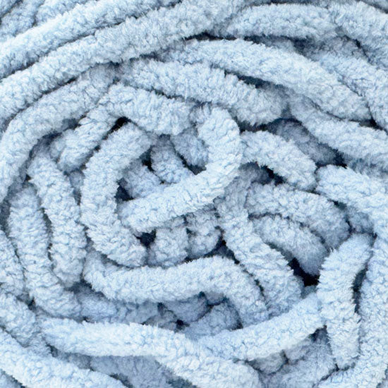 Blanket Chenille Yarn 100g 80m 12ply Solid Rain Cloud