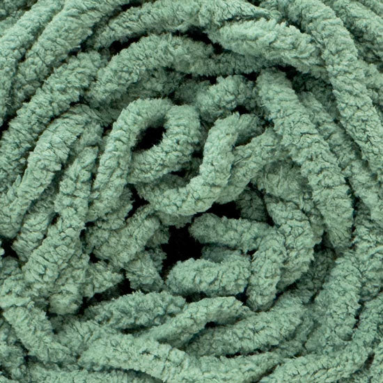 Blanket Chenille Yarn 100g 80m 12ply Solid Eucalyptus