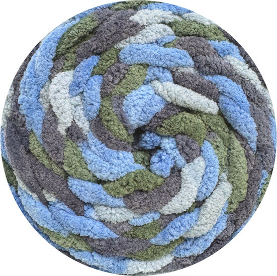 16 ply Chunky Chenille Yarn Dolphin