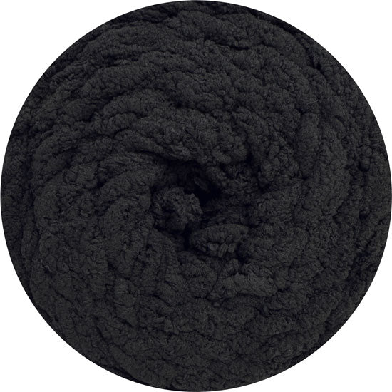 16 ply Chunky Chenille Yarn Black