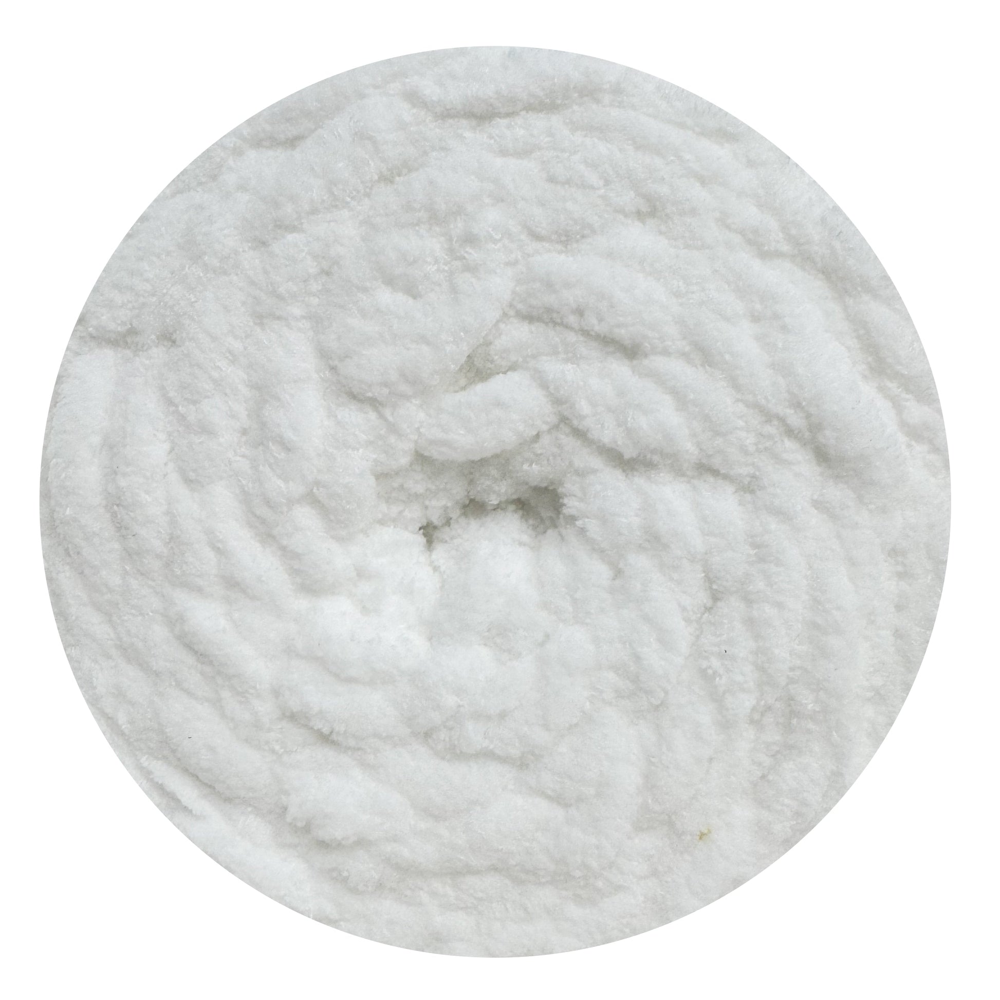 Pure White - Porta Craft Chunky Chenille Yarn 200g 16ply 58m
