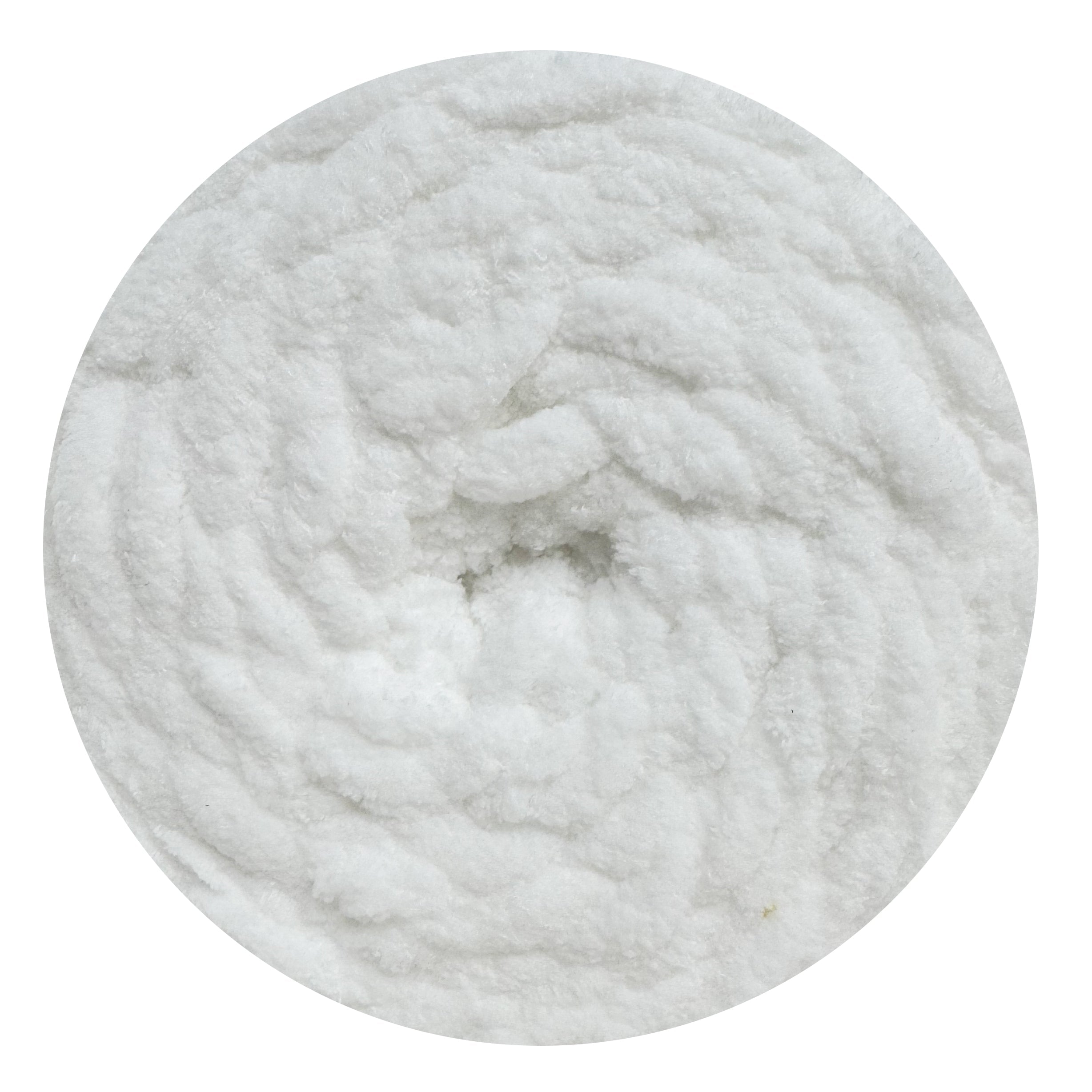 Pure White - Porta Craft Chunky Chenille Yarn 200g 16ply 58m