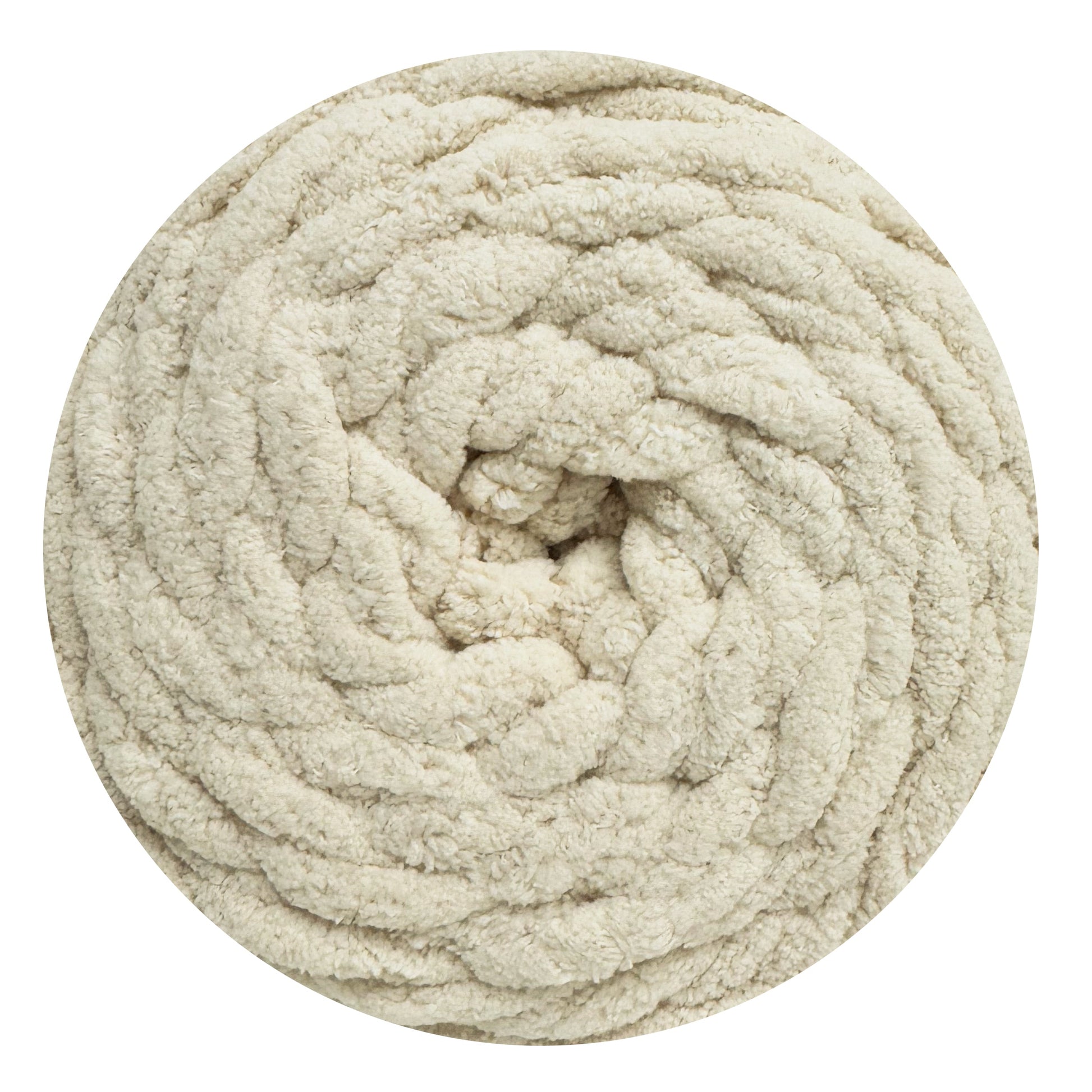 Ivory - Porta Craft Chunky Chenille Yarn 200g 16ply 58m