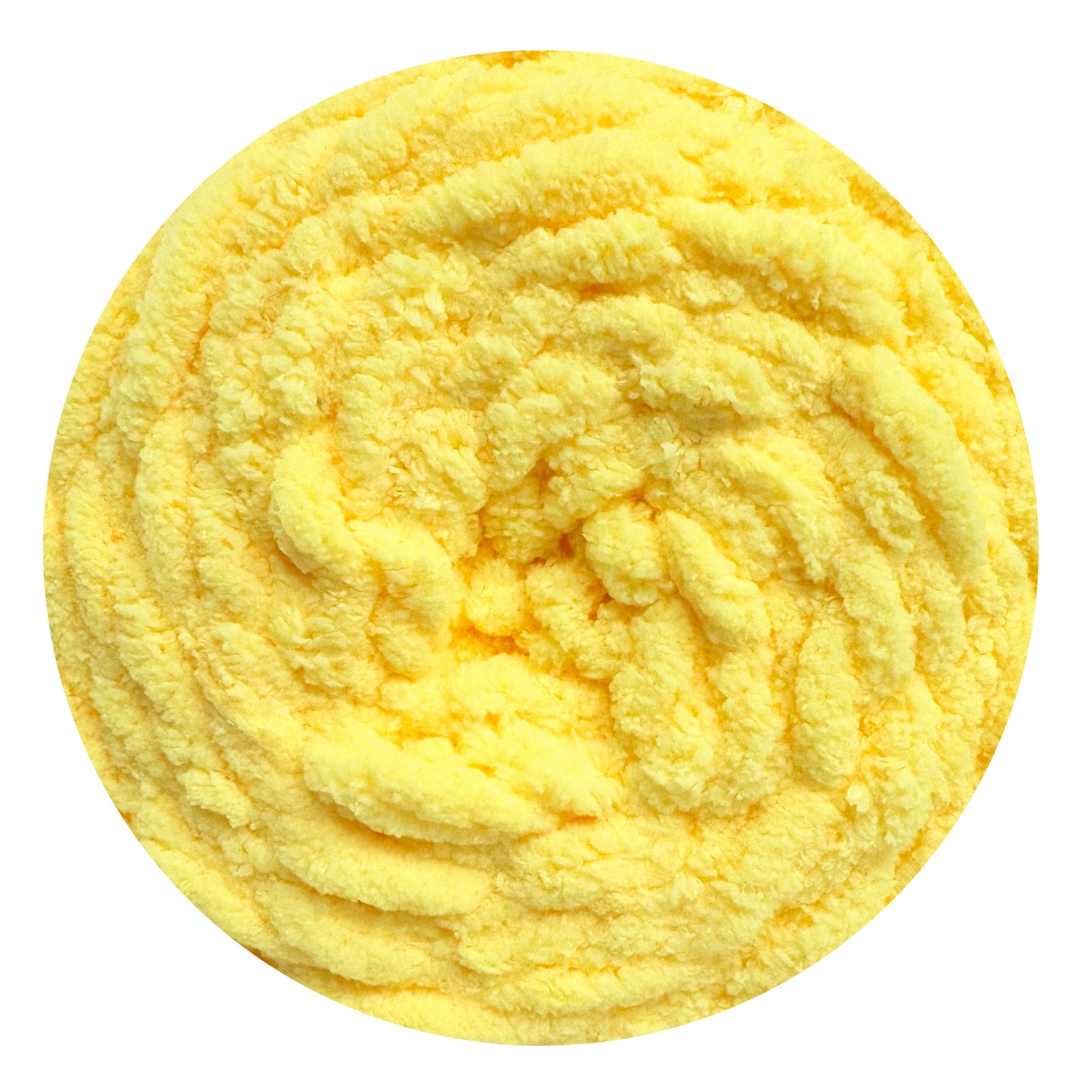 Lemon - Porta Craft Chunky Chenille Yarn 200g 16ply 58m