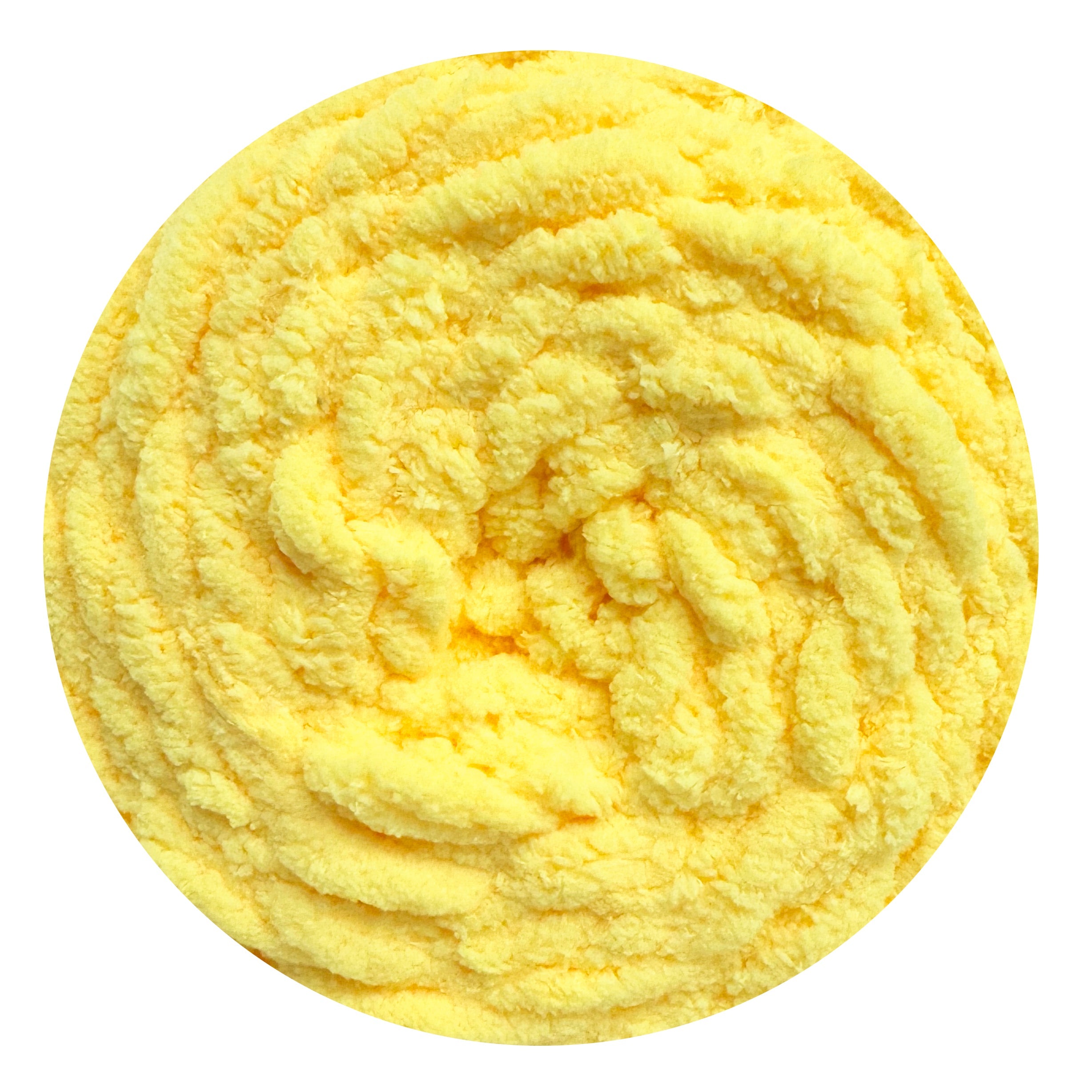 Lemon - Porta Craft Chunky Chenille Yarn 200g 16ply 58m