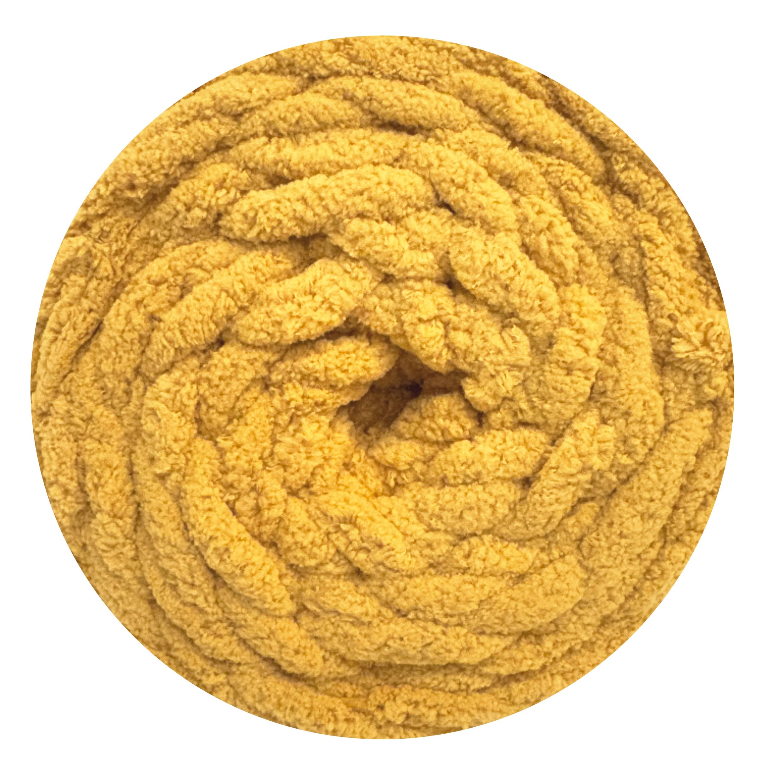 Mustard - Porta Craft Chunky Chenille Yarn 200g 16ply 58m