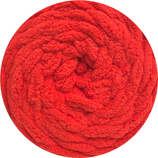 16 ply Chunky Chenille Yarn Red