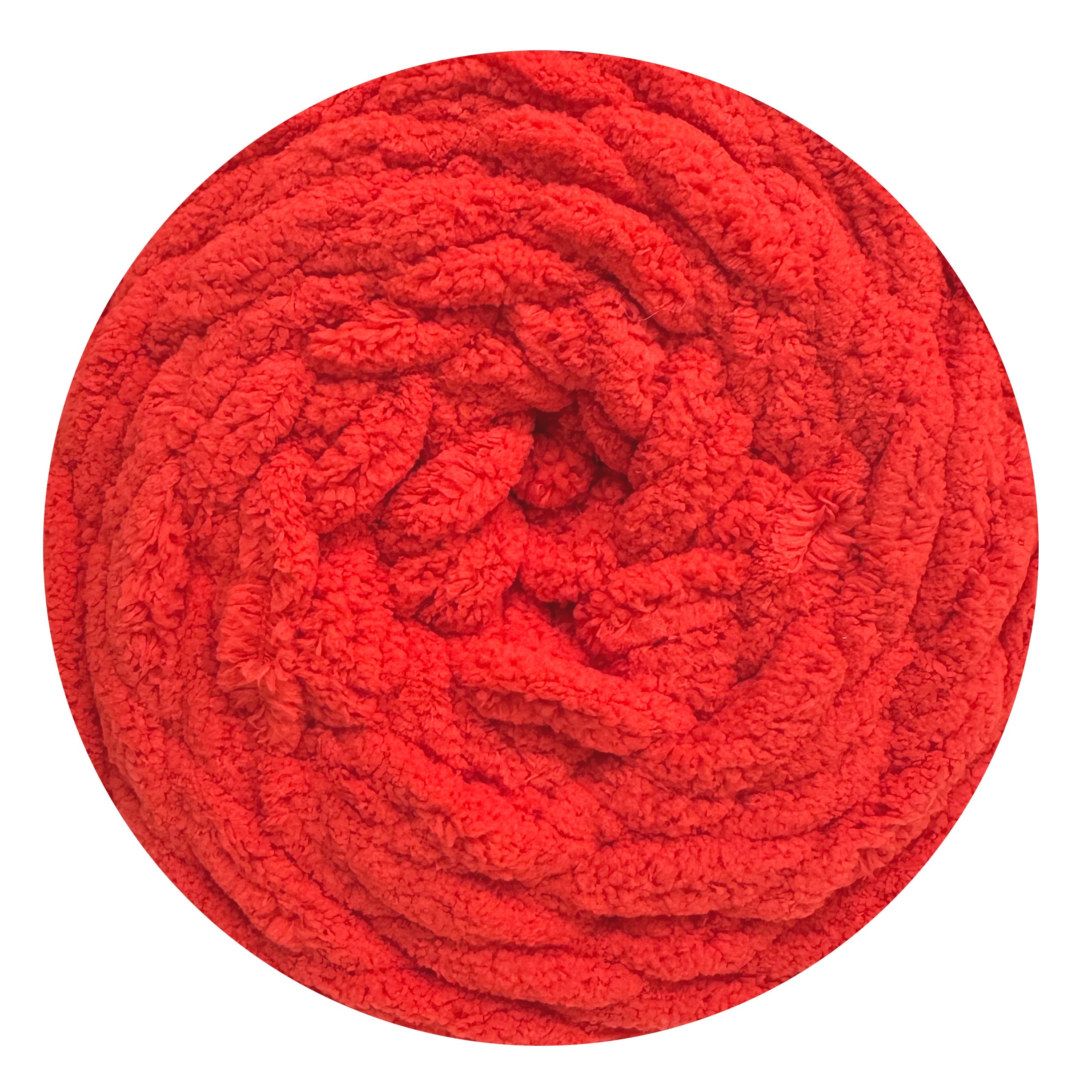 Red - Porta Craft Chunky Chenille Yarn 200g 16ply 58m