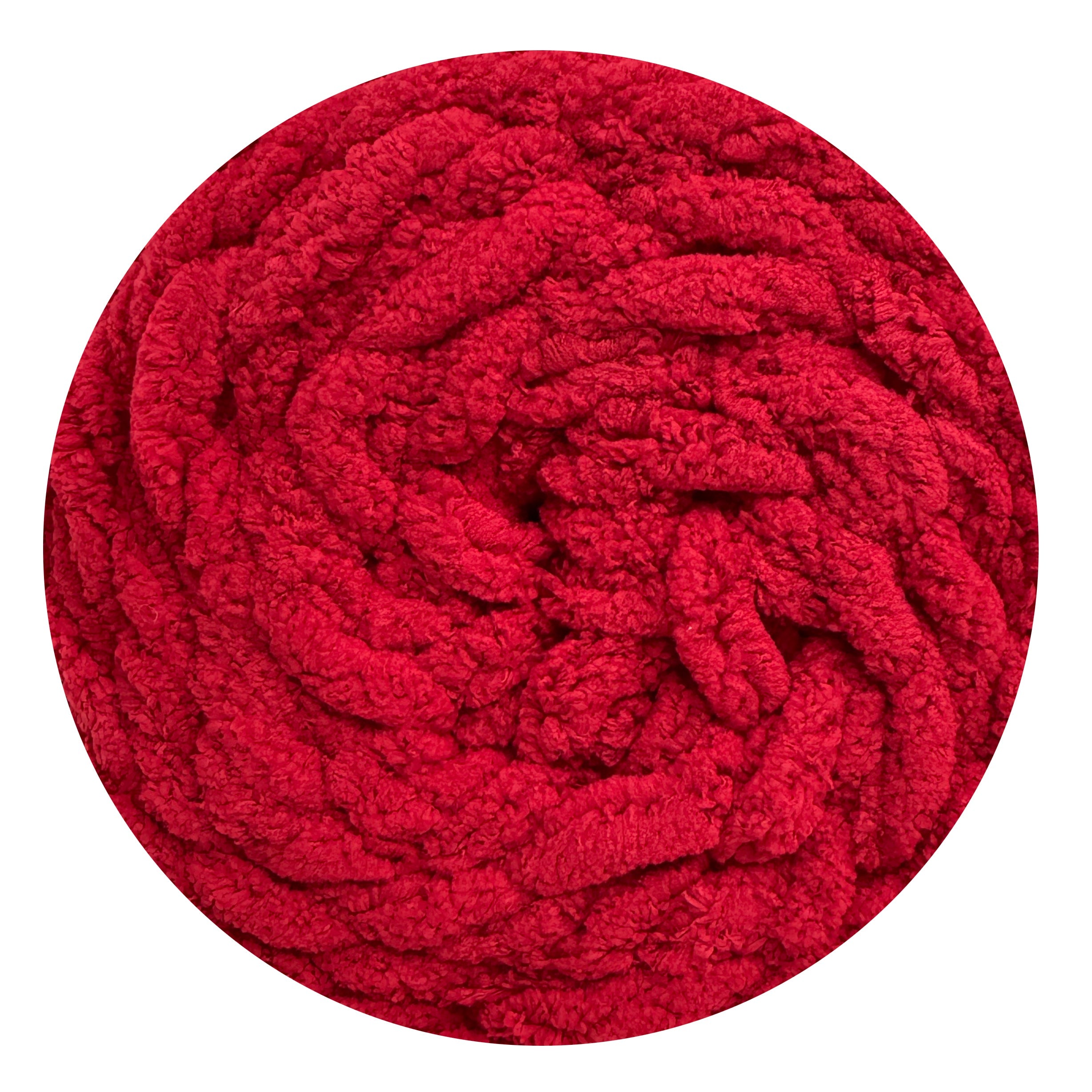 Crimson - Porta Craft Chunky Chenille Yarn 200g 16ply 58m