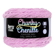 Porta Craft Chunky Chenille Yarn 200g 16ply 58m Lilac