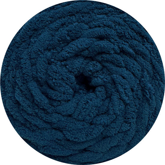 Chunky Chenille Yarn 200g 16ply 58m Dark Blue