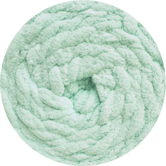 16 ply Chunky Chenille Yarn Ice Mint