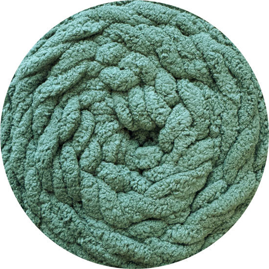 Chunky Chenille Yarn 200g 16ply 58m Eucalyptus