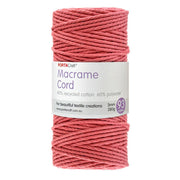 Macrame Cord Twisted 280g 3mm 93m Coral
