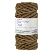 Macrame Cord Twisted 280g 3mm 93m Walnut