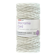 Macrame Cord Twisted 280g 3mm 93m White