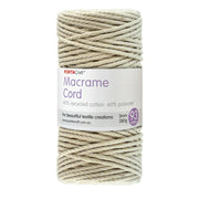 Macrame Cord Twisted 280g 3mm 93m Natural