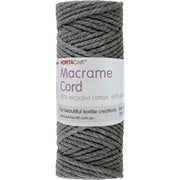 Macrame Cord Twisted 39m 3mm - Dove Grey