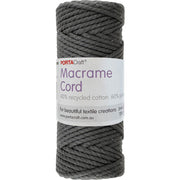 Macrame Cord Twisted 39m 3mm - Thunder