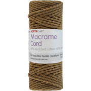 Macrame Cord Twisted 39m 3mm - Walnut