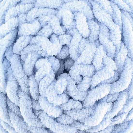 Chenille Blanket Yarn 100g 80m 12ply Baby Blue (NEW)