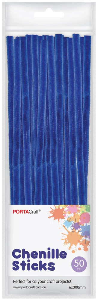 Regal Blue Pipe Cleaners 6mm 50pk
