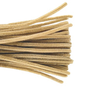 Light Brown Pipe Cleaners 6mm 50pk