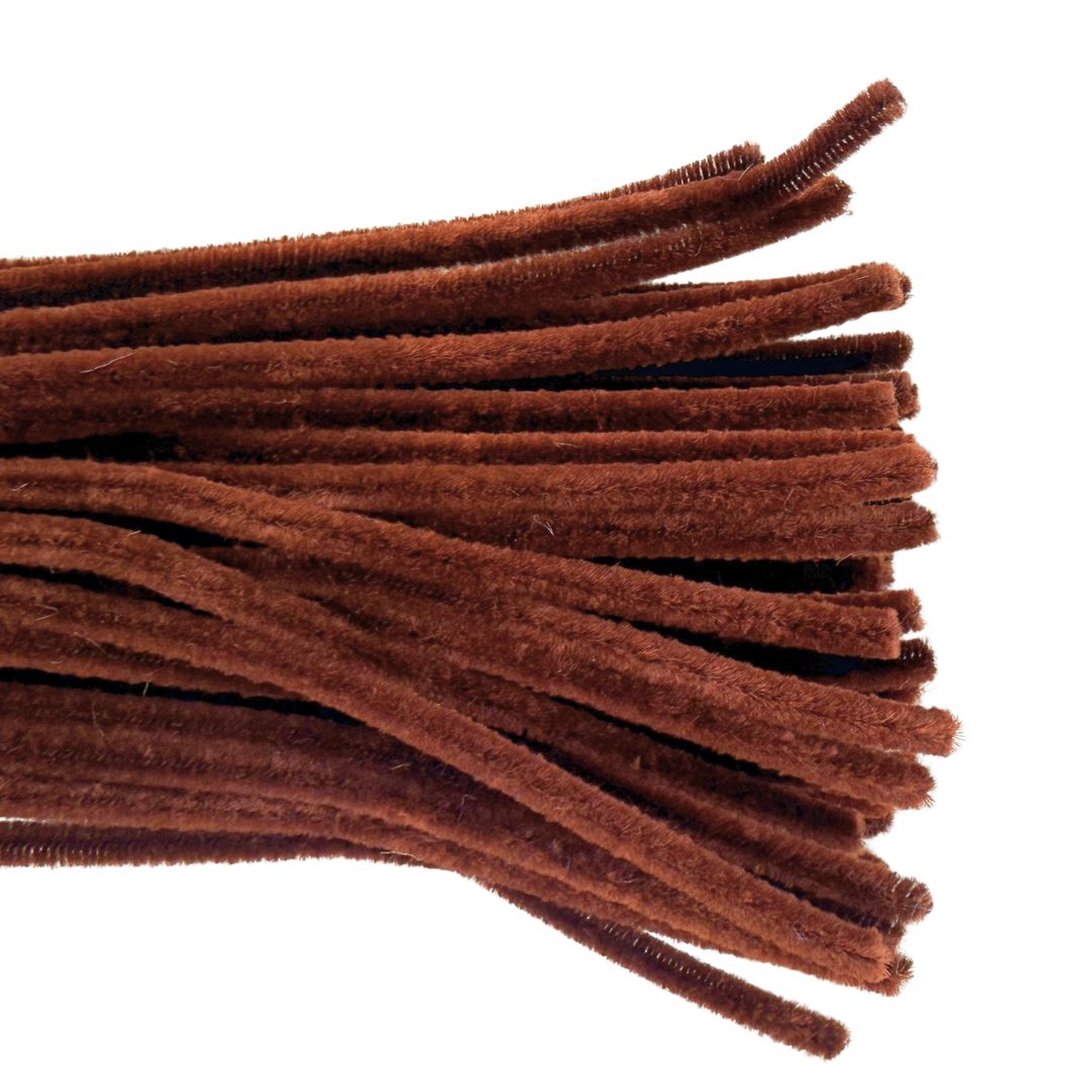 Brown Orangutan Pipe Cleaners 6mm 50pk
