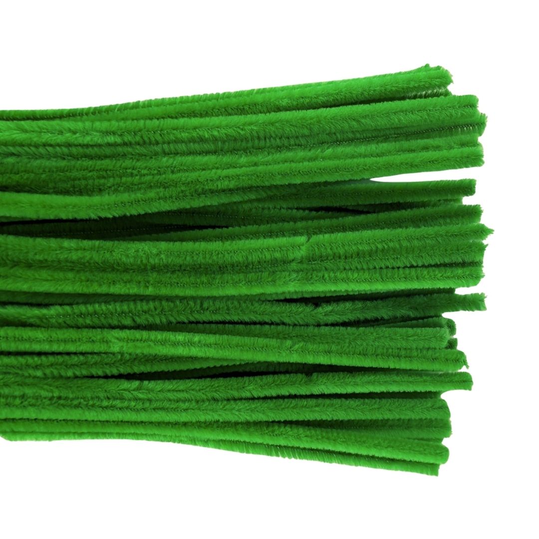 Chenille Stems 6mm 50pk Dark Green
