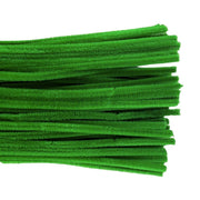 Chenille Stems 6mm 50pk Dark Green