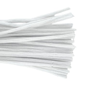 Chenille Stems 6mm 50pk White