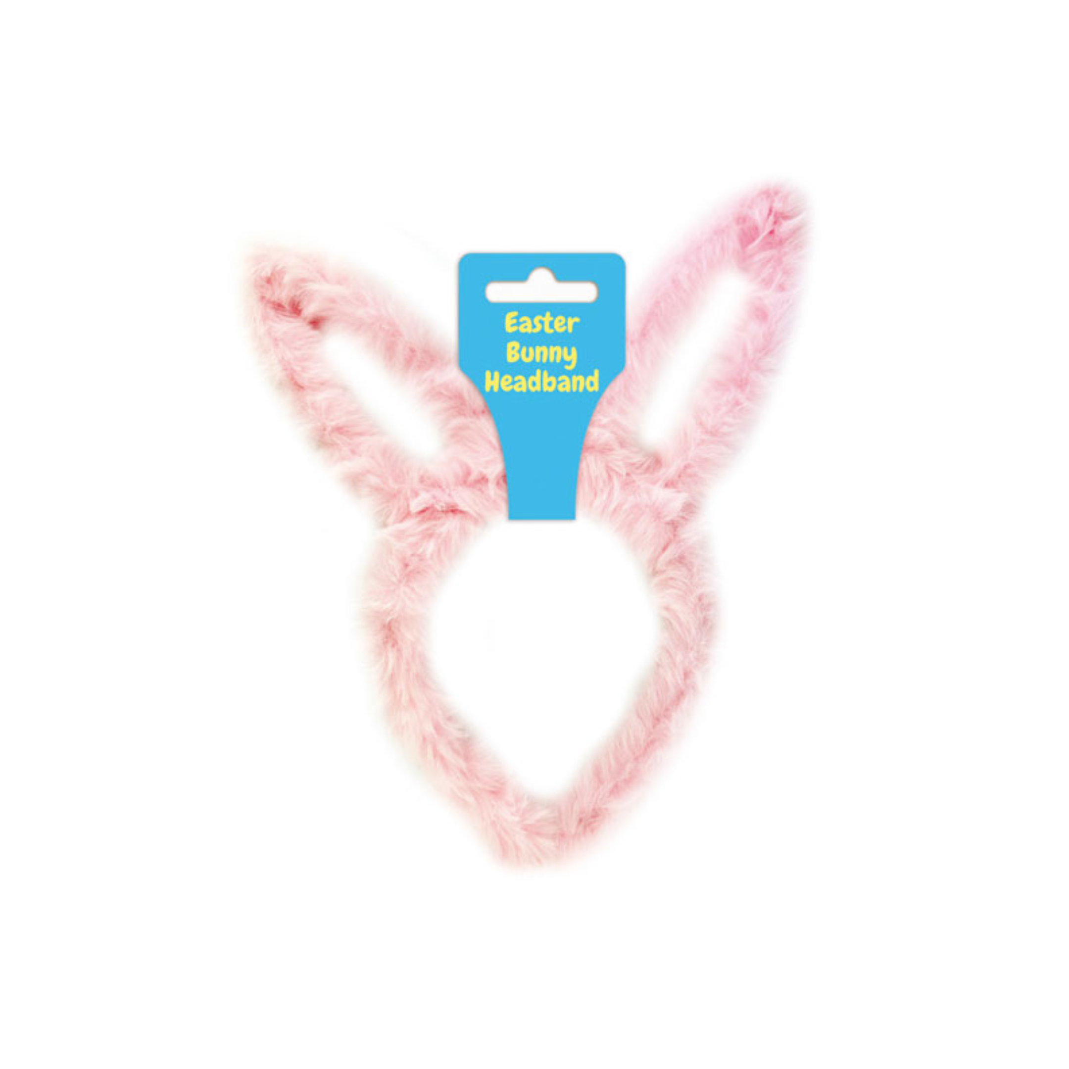 Easter Fluffy Bunny Ears Headband - Light Pink