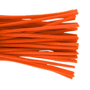 Chenille Stems 6mm 50pk Orange