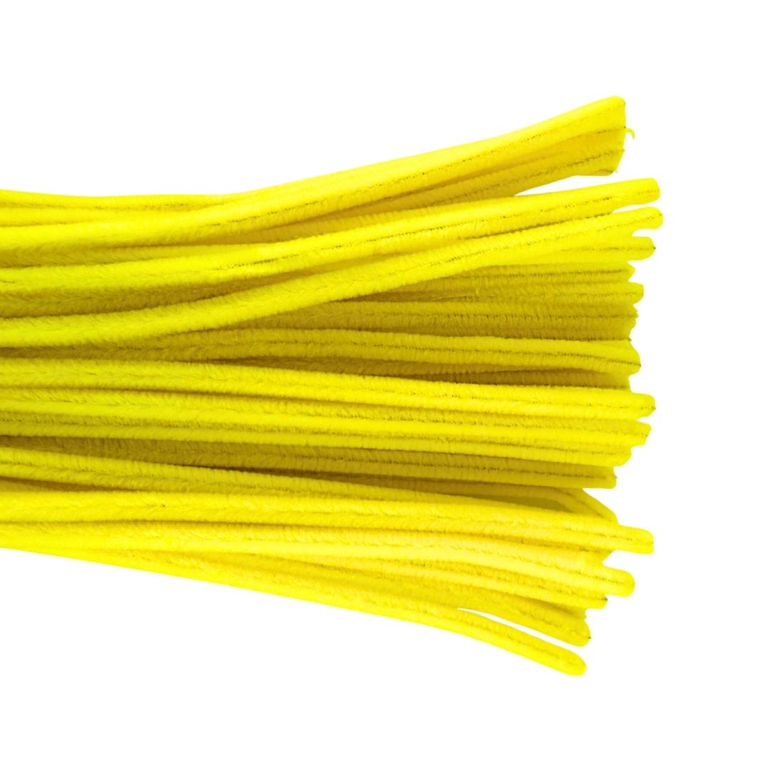 Chenille Stems 6mm 50pk Yellow