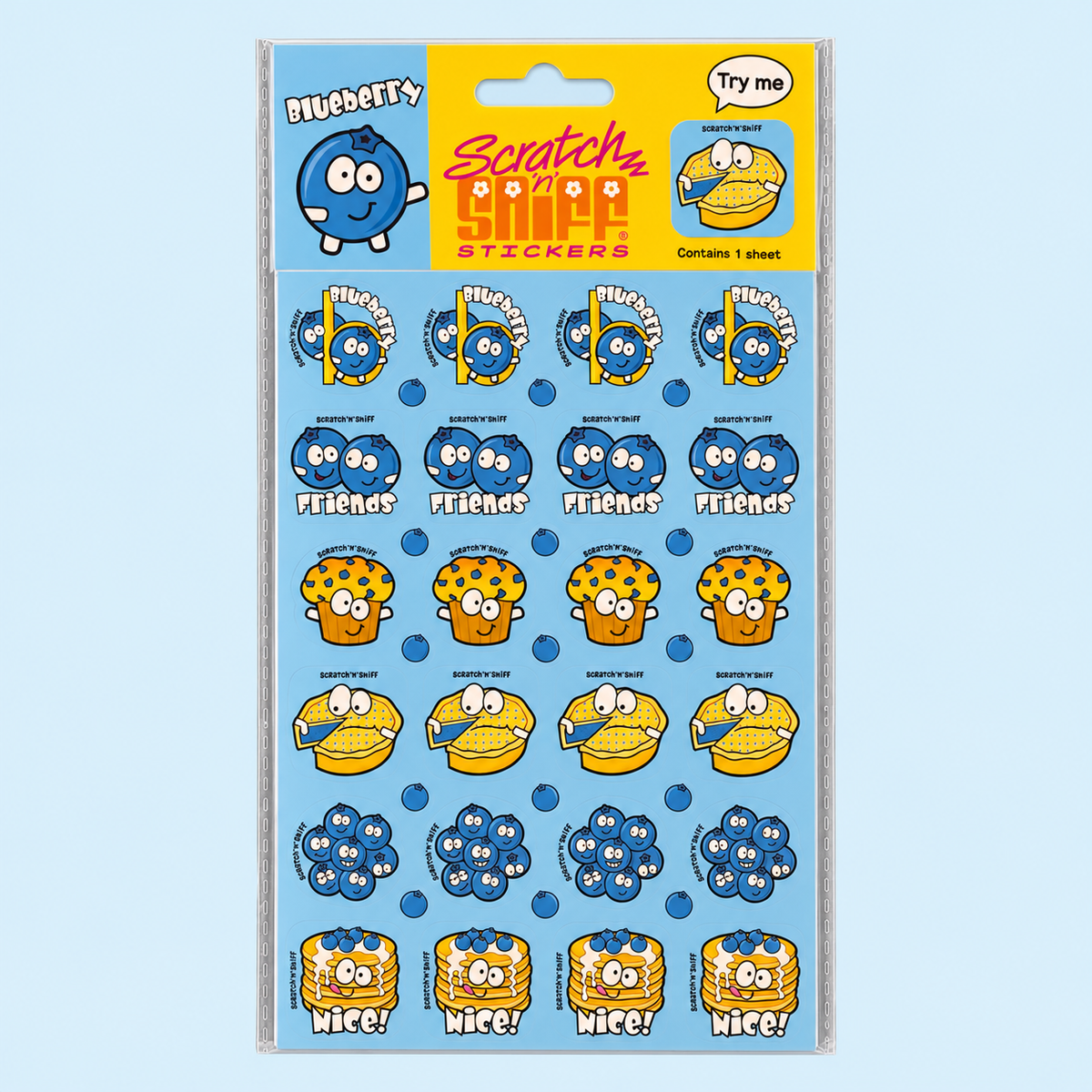 Scented Blueberry Stickers Australia