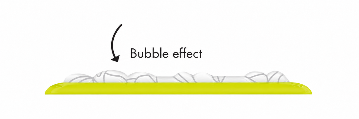 Colour In Christmas Bubble Picture - Yellow