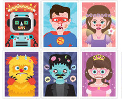 Funny Faces Sticker Kit