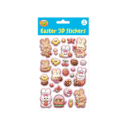 Porta Craft 3D Foil Easter Stickers - Pink
