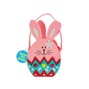 Easter Character Egg Hunt Felt Basket - Pink